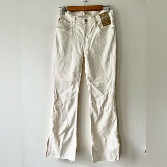 NWT Madewell Petite Kick Out Full-Length Jeans in Vintage Canvas Raw Hem Edition - Picture 7 of 11